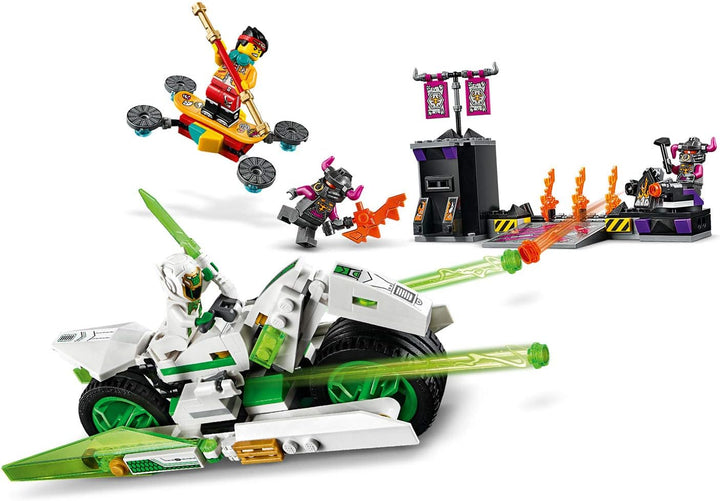 LEGO 80006 Monkie Kid Bike des weissen Drachenpferds