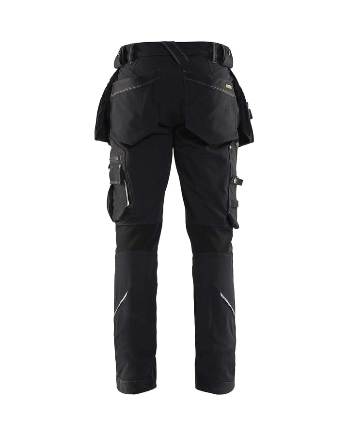 Blaklader 199816448699C146 X1900 Handwerker Arbeitshose 4-Wege-Stretch, Dunkel Marineblau/Schwarz, G