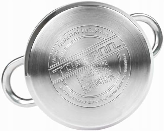 Edelstahl Spargeltopf 4L Kochtopf mit Siebeinsatz Glasdeckel Induktion Spaghettitopf Nudeltopf Gemüs