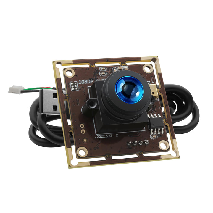 1080P USB Kameramodul mit Fischaugenobjektiv, 180° Weitwinkel | 0,01Lux Schwachlicht, H.264 USB 2.0