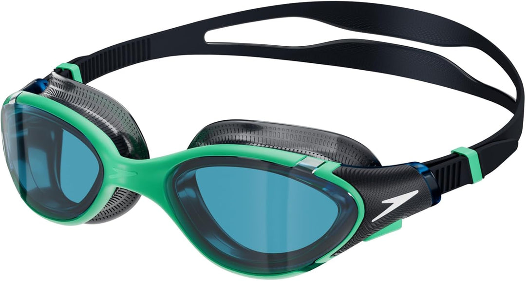 Speedo Unisex Biofuse 2.0 Schwimmbrille (1er Pack) Einheitsgrösse Harlequin Green/True Navy, Einheit