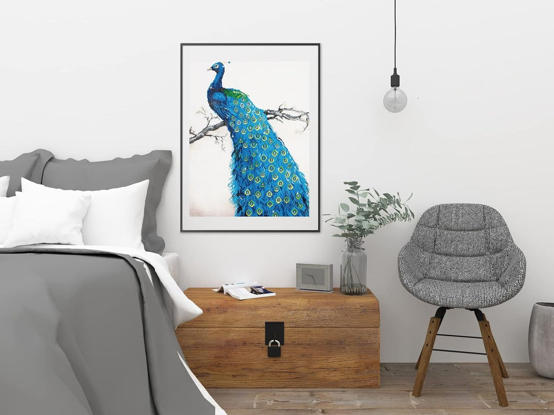 Diamond Dotz Blue Peacock DD13.012 Blauer Pfau, Blauer Pfau