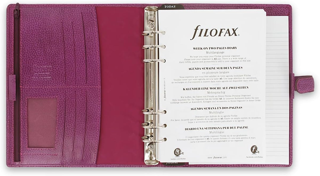 Filofax 25371 Finsbury Organiser, himbeere himbeere Single, himbeere Single