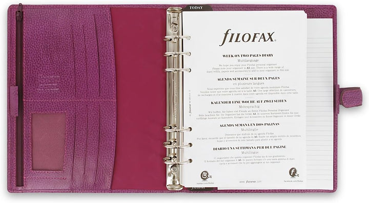Filofax 25371 Finsbury Organiser, himbeere himbeere Single, himbeere Single