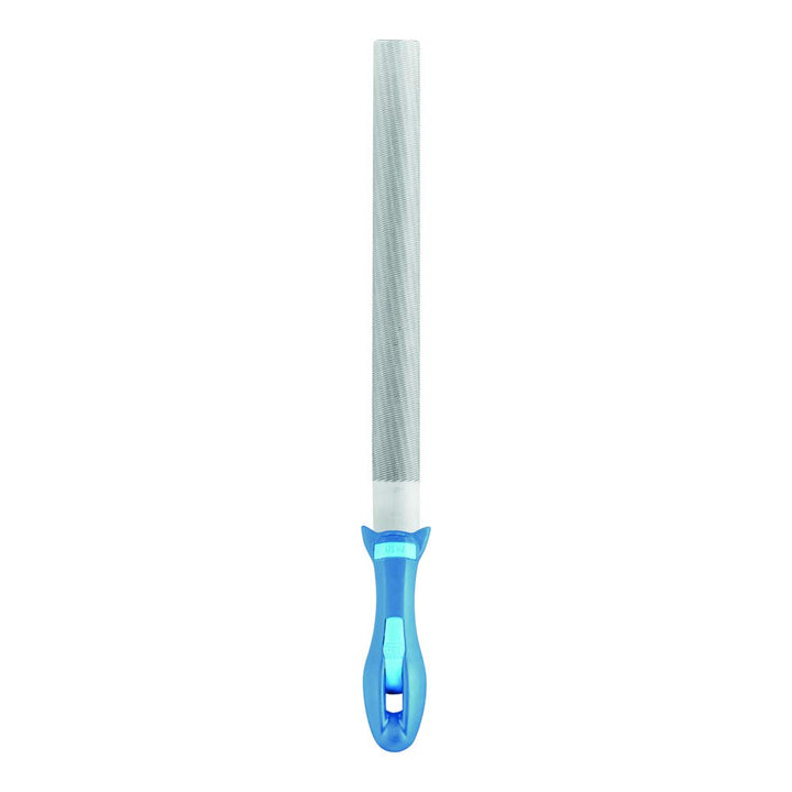 PFERD Werkstattfeile Halbrund, 300mm, halbrunde Feile, Kreuzhieb H1 auf zwei Seiten, inkl. Ergonomie