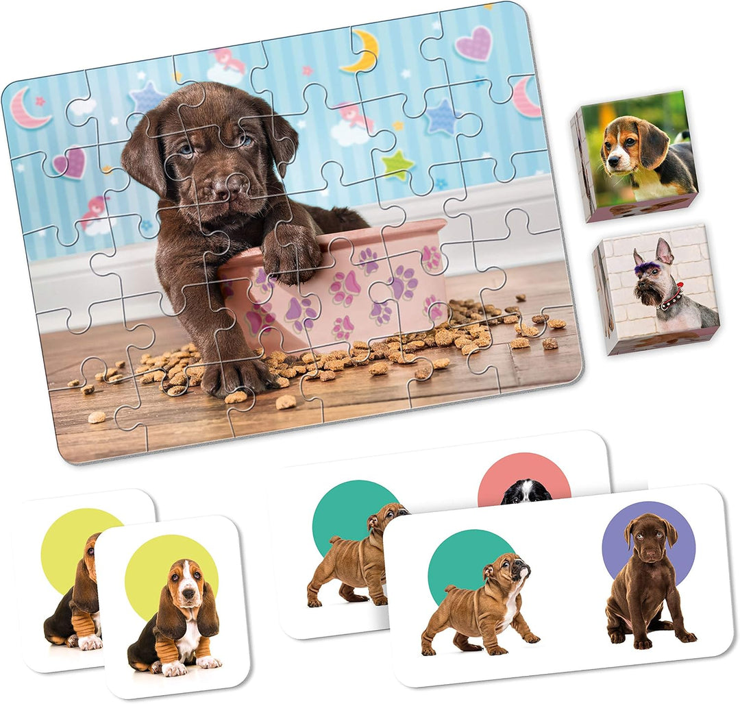 Clementoni 18071 - Edukit 4 in 1 - Tierbabies, Tierbabies