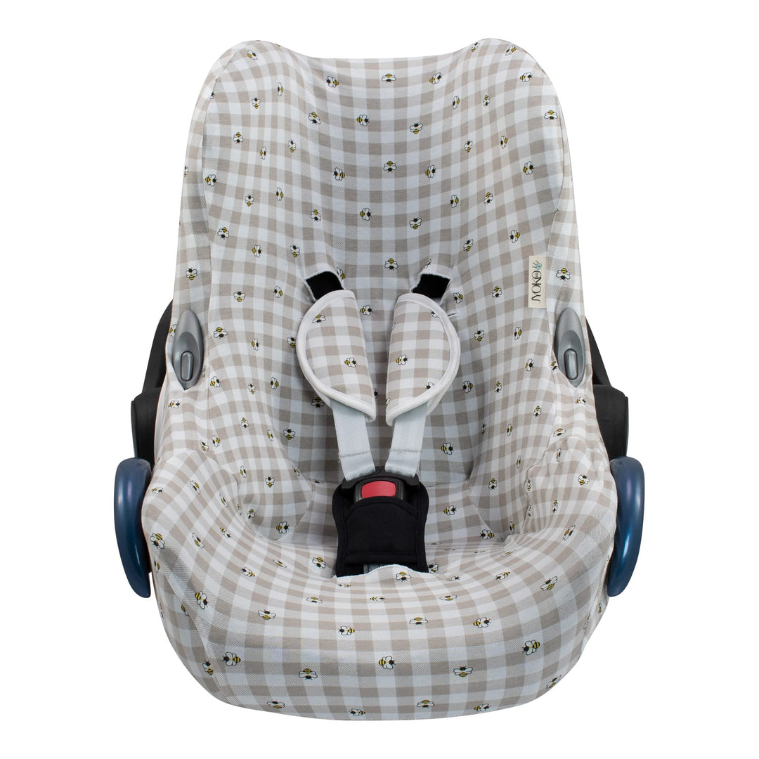 JYOKO KIDS Bezug für Autositz kompatibel mit Maxi Cosi Cabriofix, City Streety, aus Baumwolle (Picni