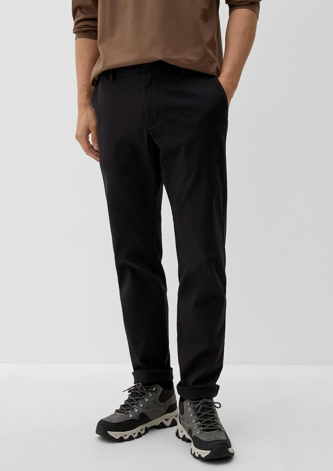 s.Oliver Austin: Slim Fit-Chino aus Baumwolltwill 30W / 30L Schwarz, 30W / 30L Schwarz
