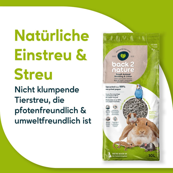 back-2-nature BN10 Einstreu für Kleintiere, 10l 10 l (1er Pack), 10 l (1er Pack)