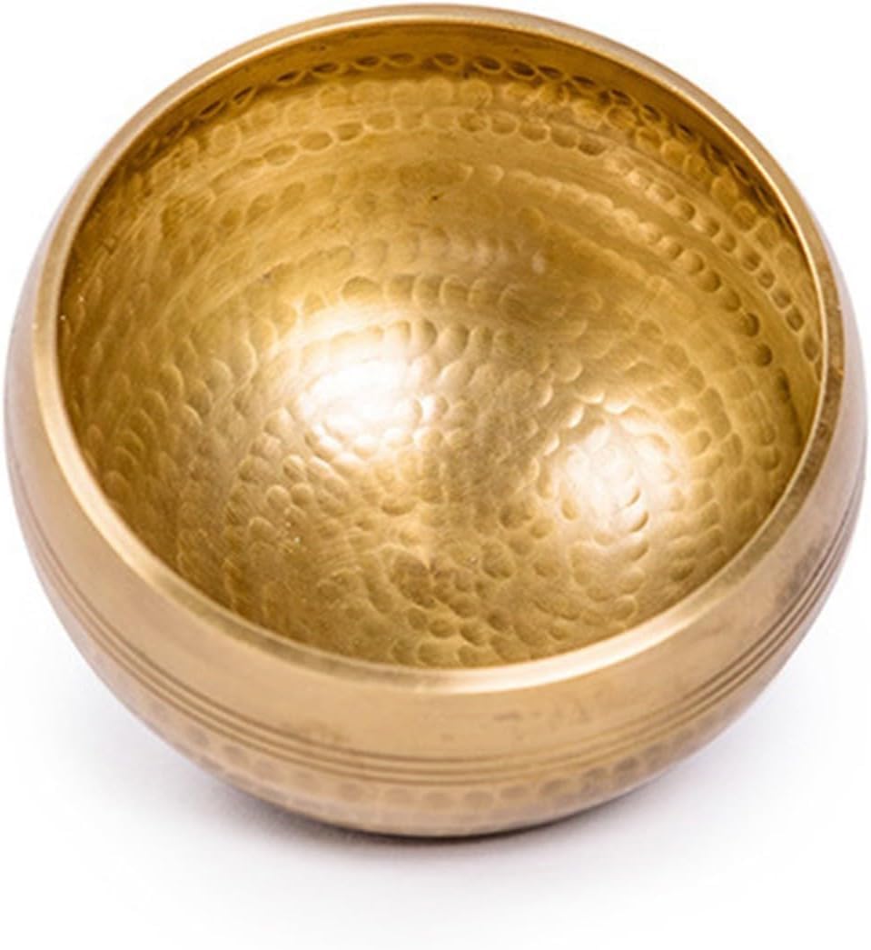Tibetische Klangschalen Setz 6 Zoll, Handgefertigt in Nepal, Set mit Unterlage Holzklöppel, Singing