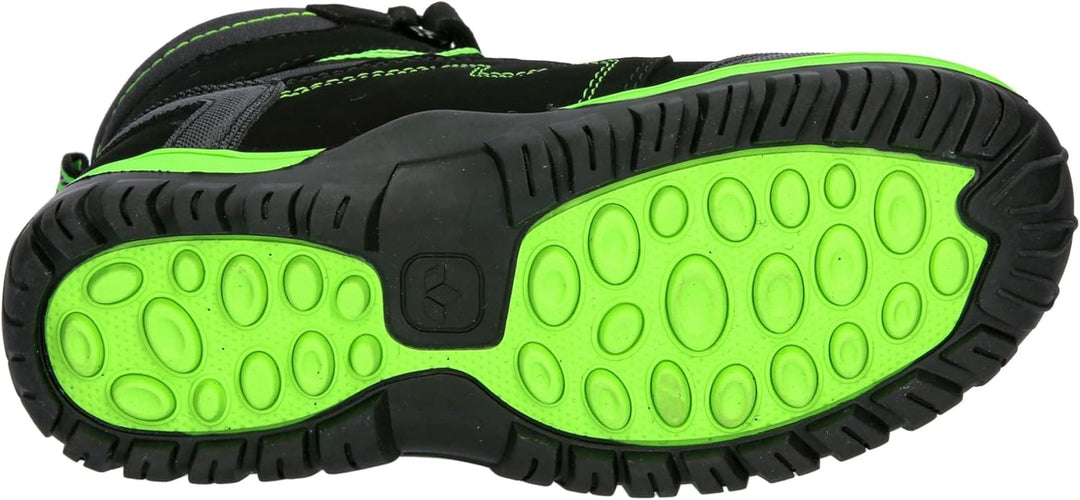 Lico Unisex Kinder Askim Vs Schneestiefel 27 EU Schwarz Lemon, 27 EU Schwarz Lemon