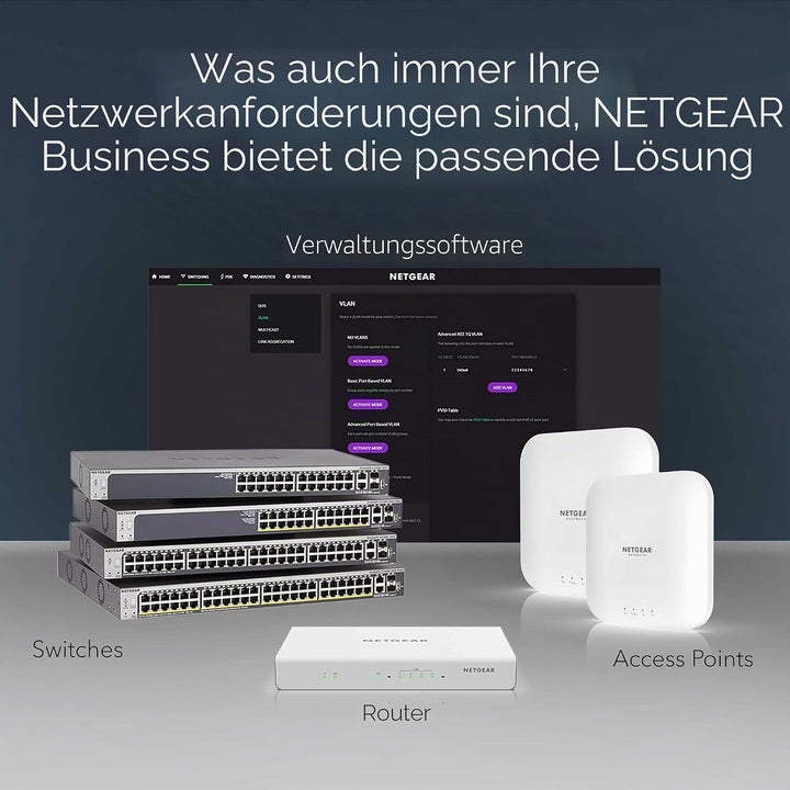 NETGEAR 5-Port Gigabit Ethernet Unmanaged Switch GS105NA Unmanaged 5 Anschlüsse, Unmanaged 5 Anschl&amp;