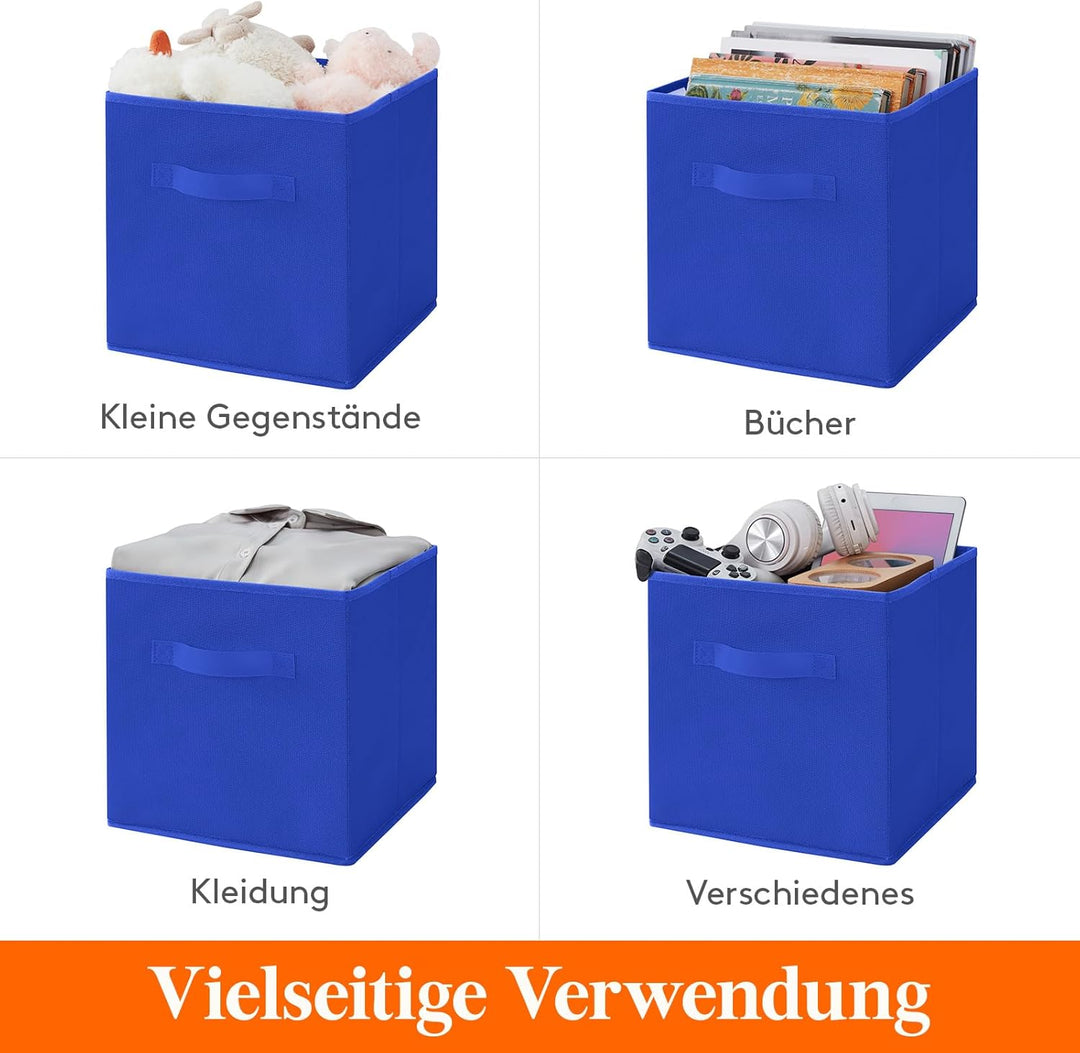 Lifewit 12 Stück Aufbewahrungswürfel, Aufbewahrungsbox aus Stoff, Ordnungsboxen aus Vliesstoff mit G