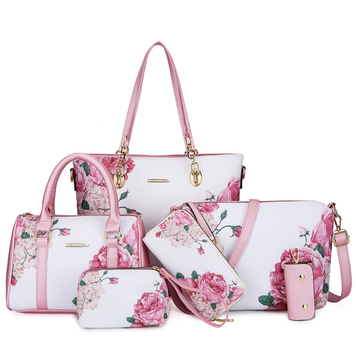 2E-youth - Ol; retro, lässig Damen 1c - Rosa & Weiss, 1c - Rosa & Weiss