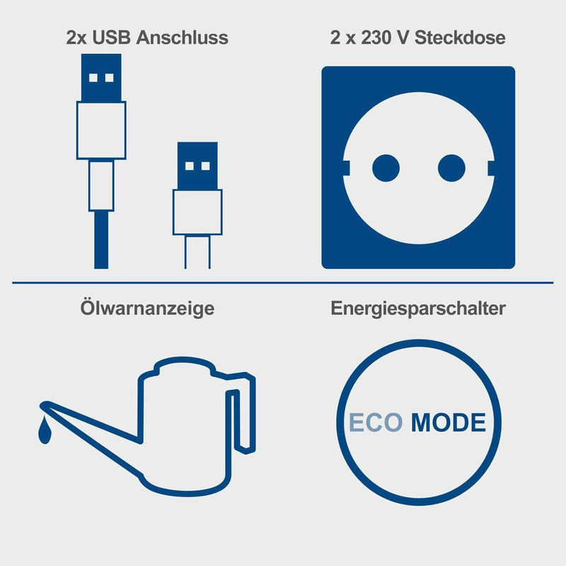 Scheppach Inverter Benzin Stromerzeuger SG2500i Stromgenerator Notstromaggregat | mit Invertertechni