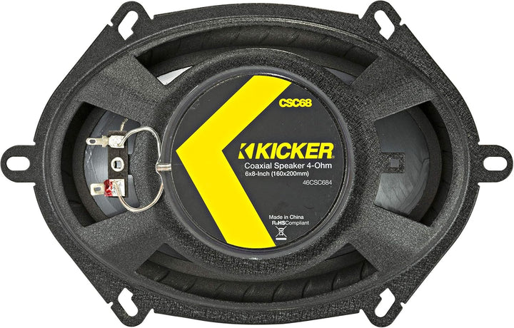 KICKER MELARQT 46CSC684 CSC684 Auto-Stereo-Lautsprecher (6 x 8 x 7 cm, Koaxial)