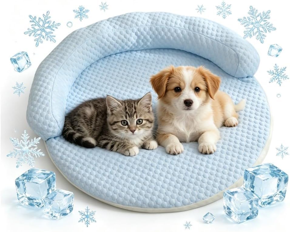 Generisch Hunde Kühldecke Kühlmatte Für Katze Summer Selbstkühlend Ohne Strom &amp; Reisen Kleine, Mittl