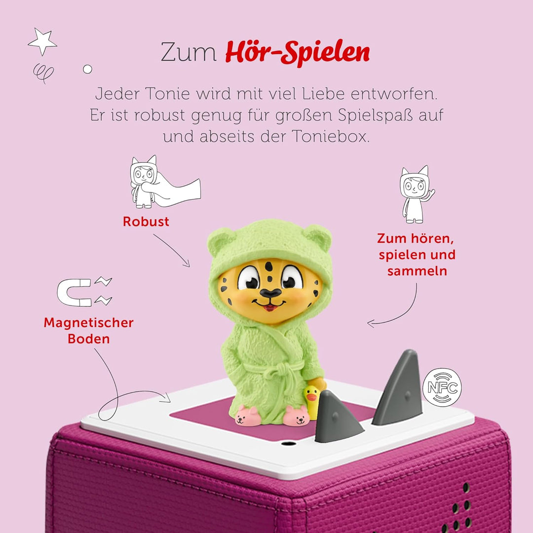 tonies Hörfiguren für Toniebox, Leos Tag – Es ist so weit – Badezeit!, Hörspiel mit Liedern für Kind
