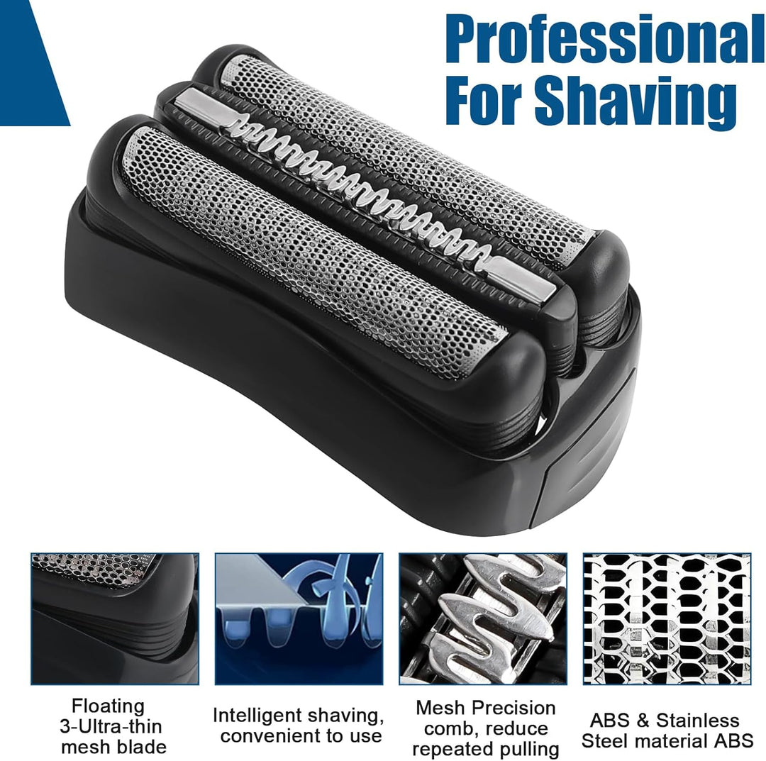 2 Stück Series 3 Scherkopf 21B Ersatzrasierkopf Kompatibel mit Series 3 Männer Rasierer Scherkopf Ra