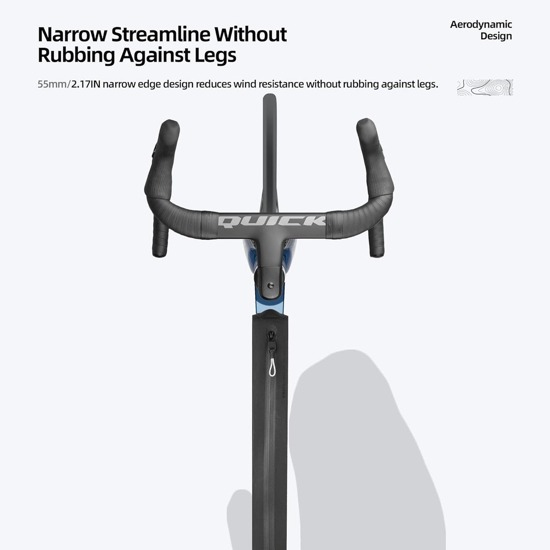 Rhinowalk Fahrrad Oberrohrtasche 2.0L – wasserdichte Lange Rahmentasche mit Reissverschluss – Montag