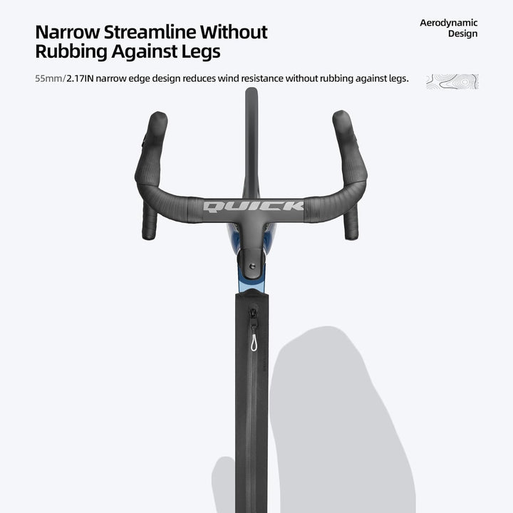Rhinowalk Fahrrad Oberrohrtasche 2.0L – wasserdichte Lange Rahmentasche mit Reissverschluss – Montag