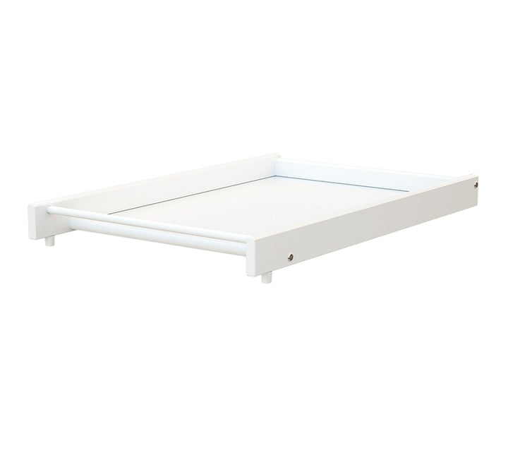 AT4 – Grosser weisser ESSENTIEL-Wickeltisch für ESSENTIEL-Babybett aus Holz für 60 x 120 und 70 x 14