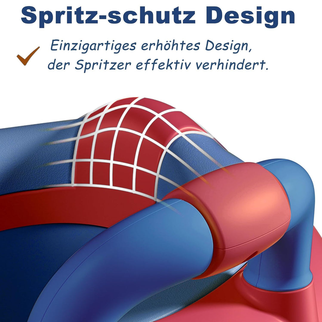 Töpfchen Kinder Babytopf WC/Klo Toiletten Training Frosch-Design Toilettentrainer Baby Kindertoilett