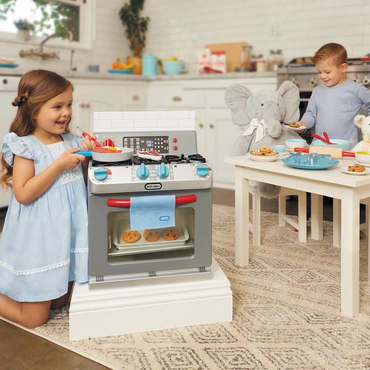 little tikes First Oven - Interaktiv & Realistisch - Mit Licht & Geräuschen - Schein-Spielgerät für