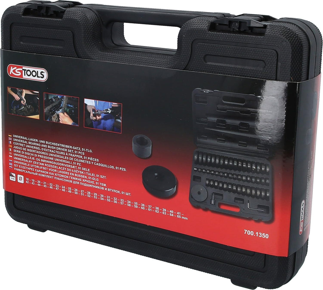 KS Tools 700.1350 Universal-Lager- und Buchsentreiber-Satz, 51-tlg.