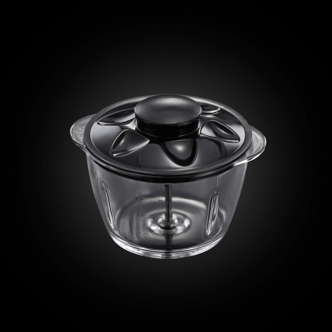 Russell Hobbs Zerkleinerer elektrisch Mini [Glasbehälter inkl. Aufbewahrungsdeckel] Desire Rot (500m