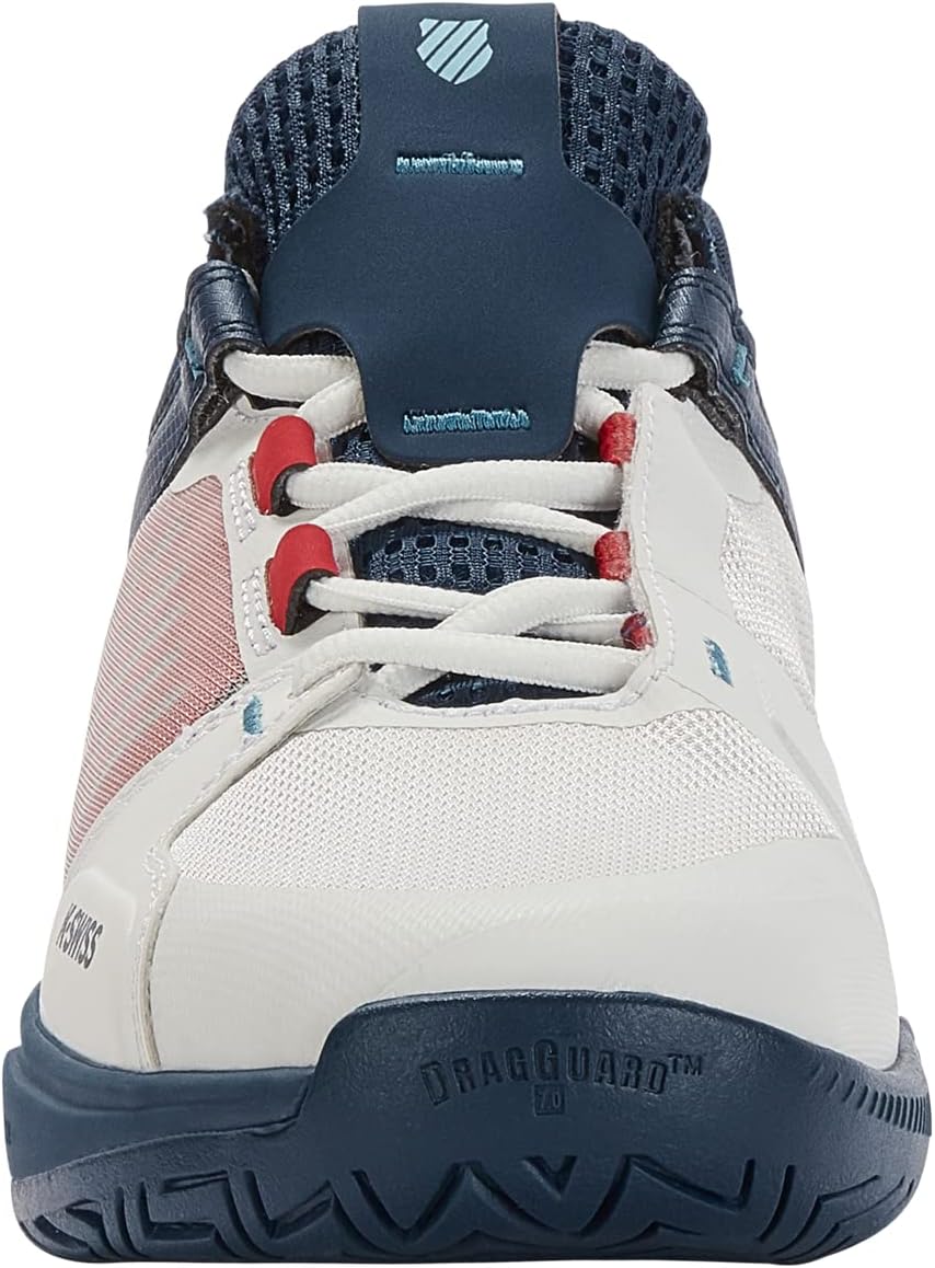 K-Swiss Herren Ultrashot Team Tennis Shoe 40 EU Blanc De Blanc Blue Opal Lollipop, 40 EU Blanc De Bl