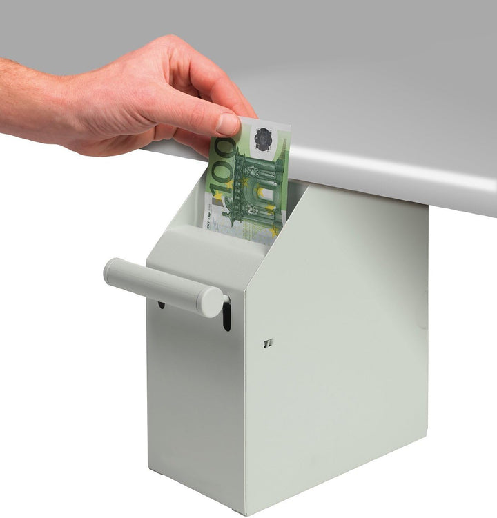 Safescan 4100 POS Safe (grau), sichere und diskrete Aufbewahrung von bis zu 300 Banknoten - perfekt