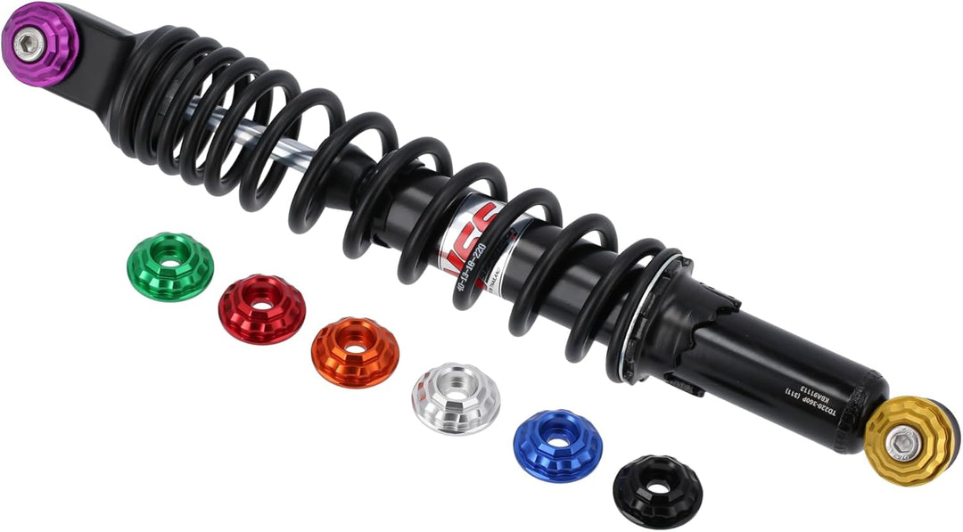 Set: CNC Unterlegscheibe 32mm für Stossdämpfer/Federbein, Violett - für S51, S50, S70, S53, S83