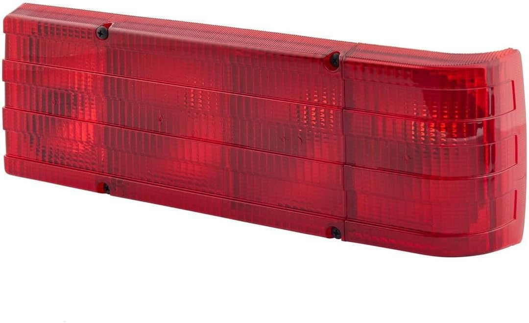 HELLA - Heckleuchte - Glühlampe - 12V - Einbau/geschraubt - Lichtscheibenfarbe: rot - Stecker: Flach