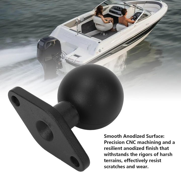 1,5 Zoll Ram Kugelhalterung, Ram Halterungskugel aus Eloxierter Aluminiumlegierung, Runde Platte mit