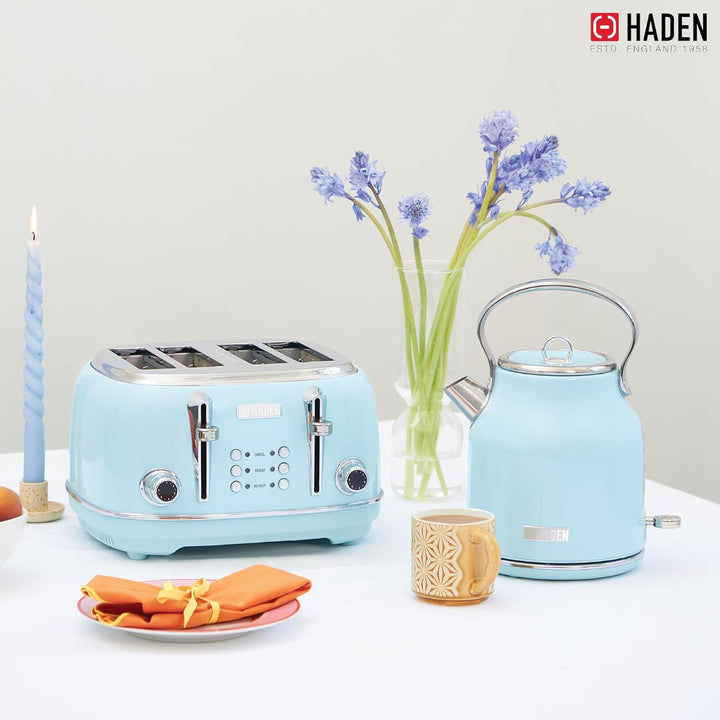 Haden Heritage 4 Scheiben Toaster (Turquoise), Turquoise