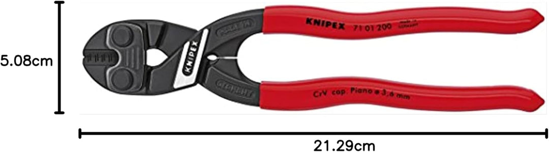Knipex Tools 71 01 250 Bolzenschneider KOMPAKT Bolzenschneider, 25,4 cm, 7101200 CoBolt Kompakter Bo