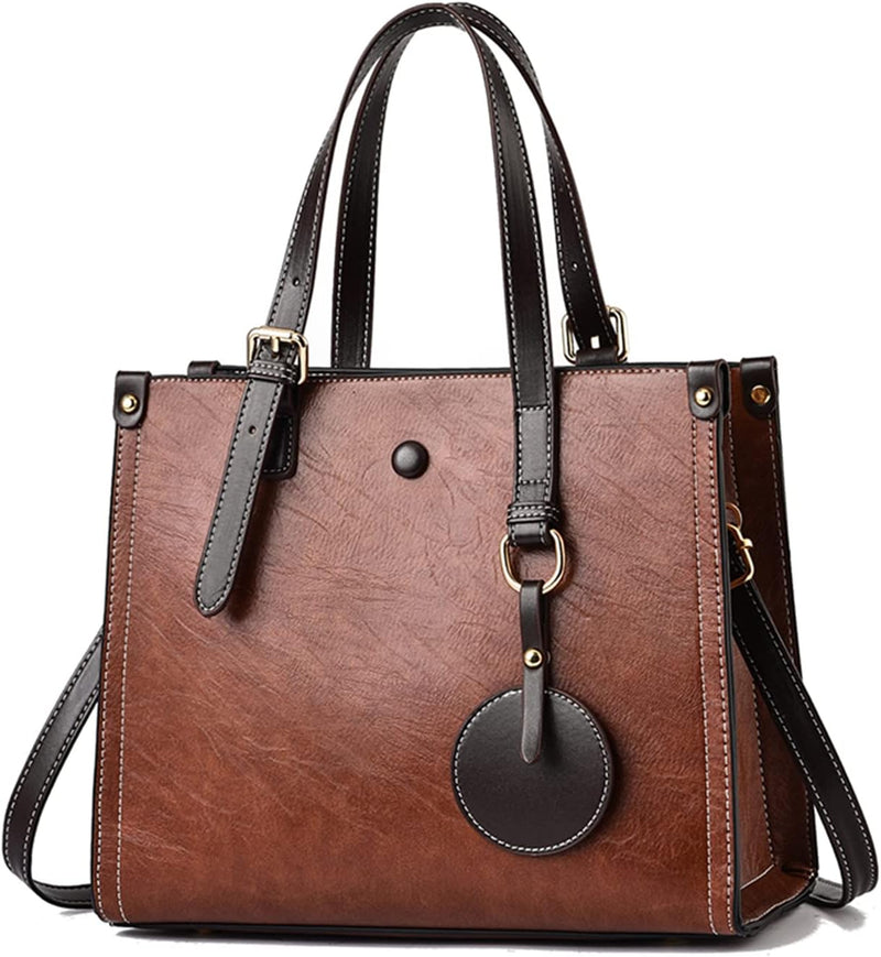 FANDARE Damen Handtasche Tote Beutel Umhängetaschen PU-Leder Schultertasche Tragetasche Multifunktio