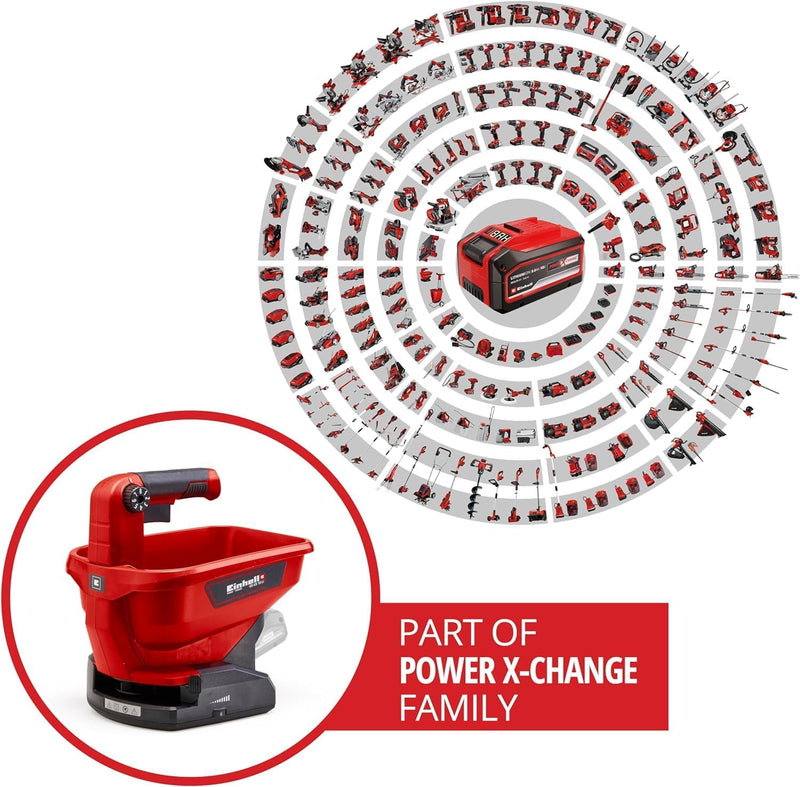 Einhell Universal Streuer GE-US 18 Li-Solo Power X-Change (Lithium-Ionen, 3,3 l, 6-stufige Drehzahlr