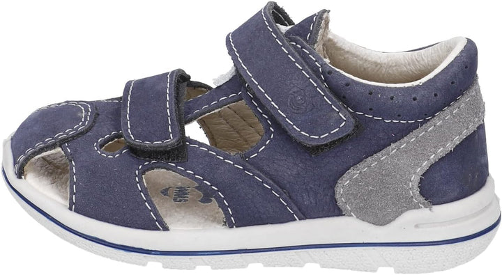 PEPINO Ricosta Mädchen und Jungen Kletthalbschuhe KASPI,Halbschuhe,WMS:Mittel 24 EU Blau 170, 24 EU