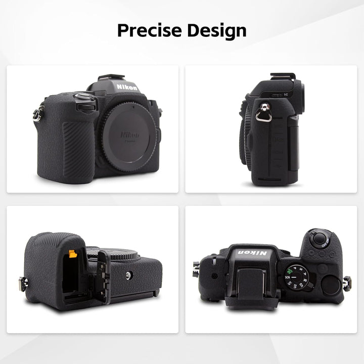 Rieibi Z50II Schutzhülle, mattiertes Silikon, Schutzhülle für spiegellose Nikon Z50II, Ganzkörper-Ka