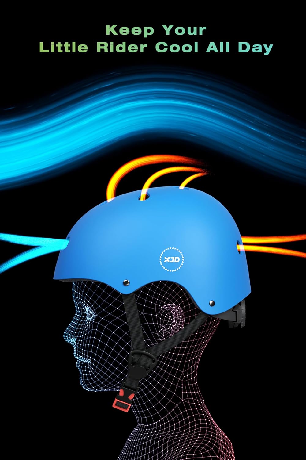 XJD Kinder Jugend Fahrradhelm Klassiker Kinderhelm CE-Zertifizierung für Multisport Fahrrad Klettern