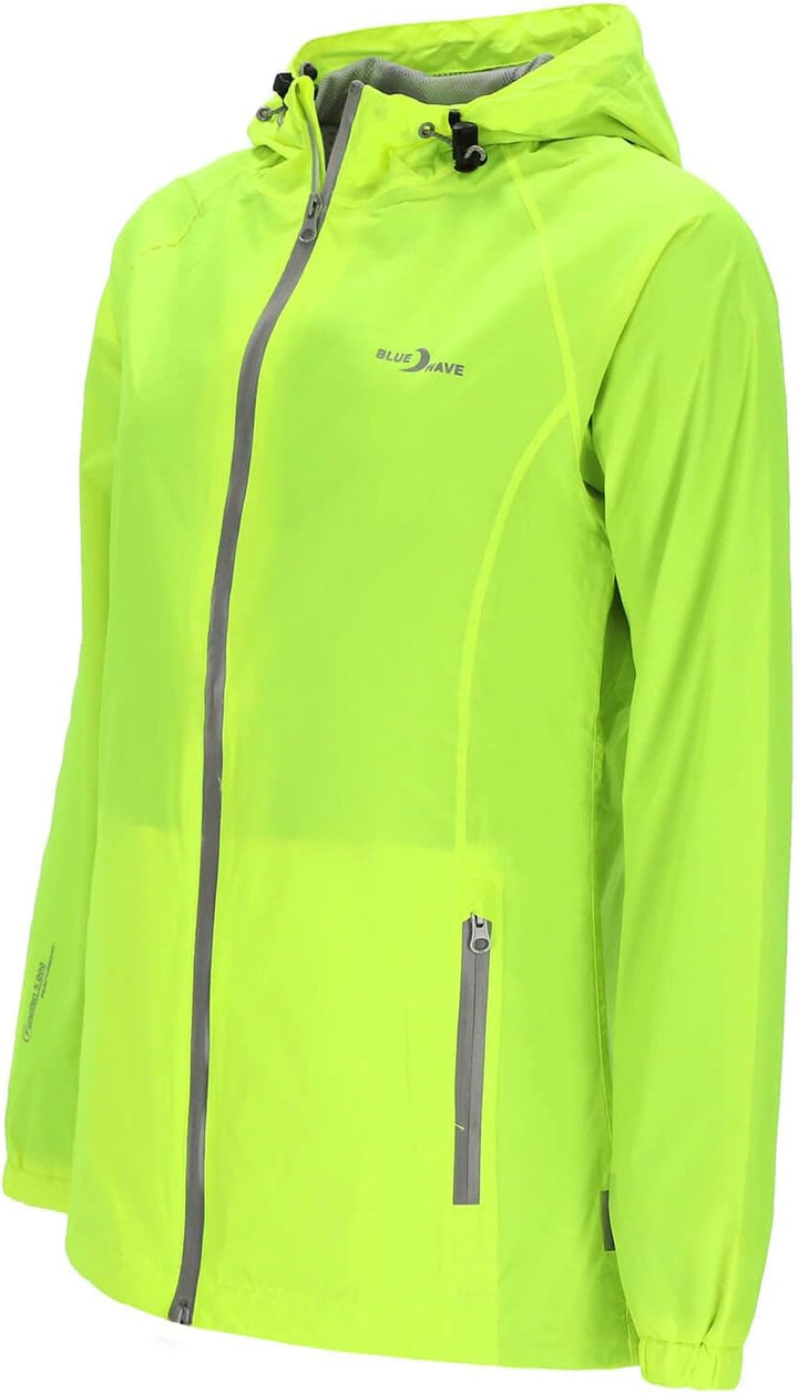 Blue Wave Damen Funktionsjacke Fabienne - Outdoor-Jacke Regenjacke Wander- und Fahrradjacke, neongel