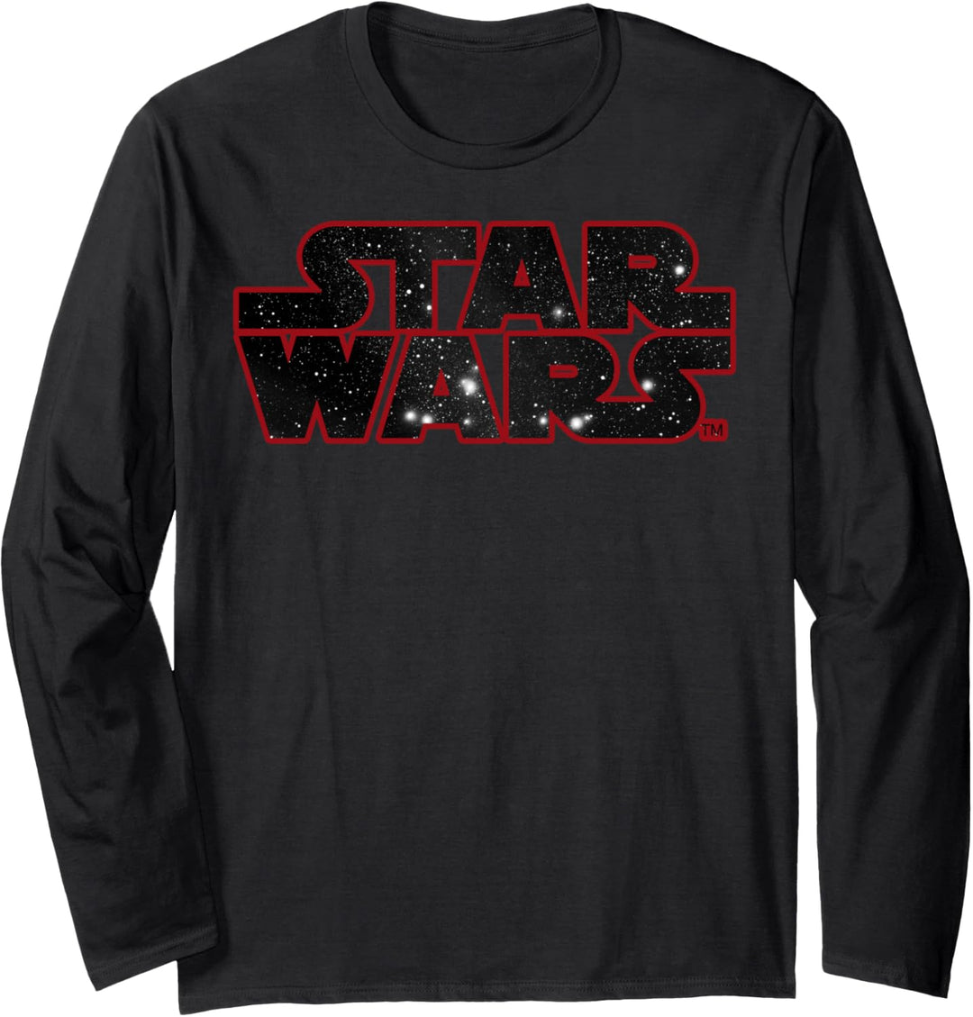 Star Wars Galaxy Fill Logo Langarmshirt