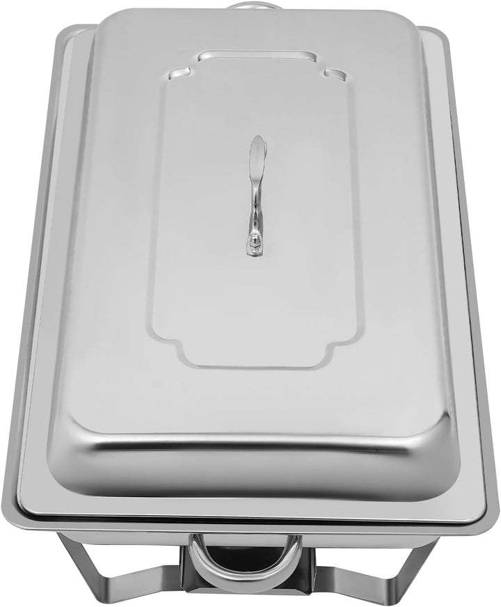 Speisenwärmer Buffet-Server, Chafing Dish Buffet Set Edelstahl für Warmhalten von Speisen bei Party
