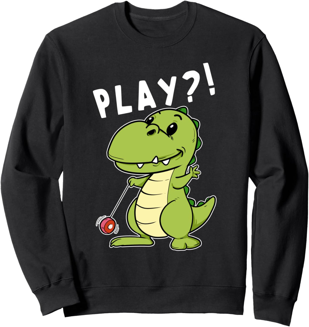 Lustigs Jojo Dinosaurier T-Rex Yoyo Spielzeug Dino Saurier Sweatshirt