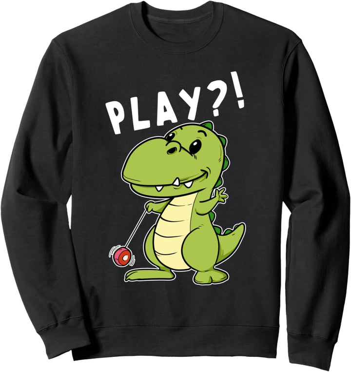 Lustigs Jojo Dinosaurier T-Rex Yoyo Spielzeug Dino Saurier Sweatshirt