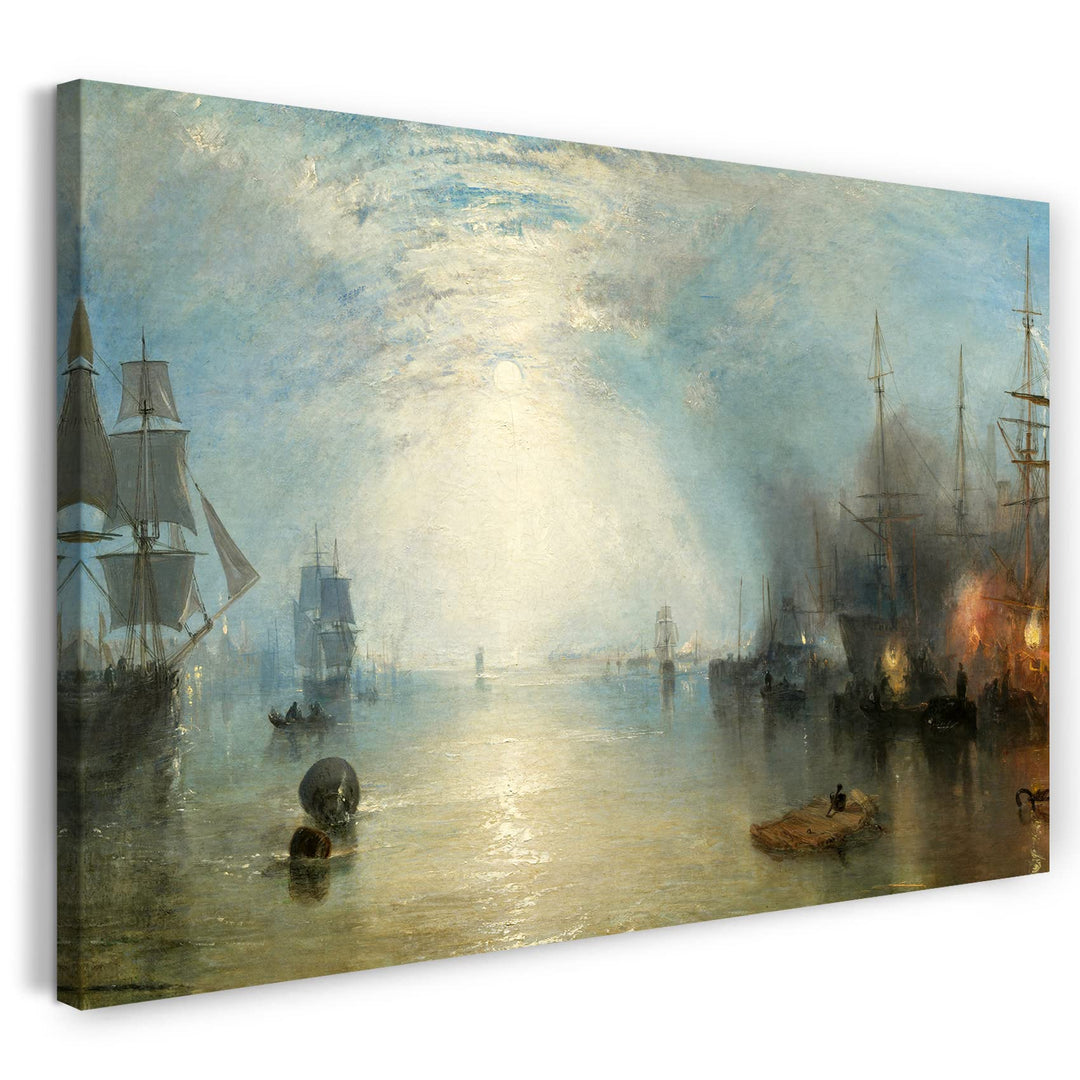 Leinwand (80x60cm): William Turner - Keelmen Heaving in Coals by Moonlight 80x60 cm, 80x60 cm