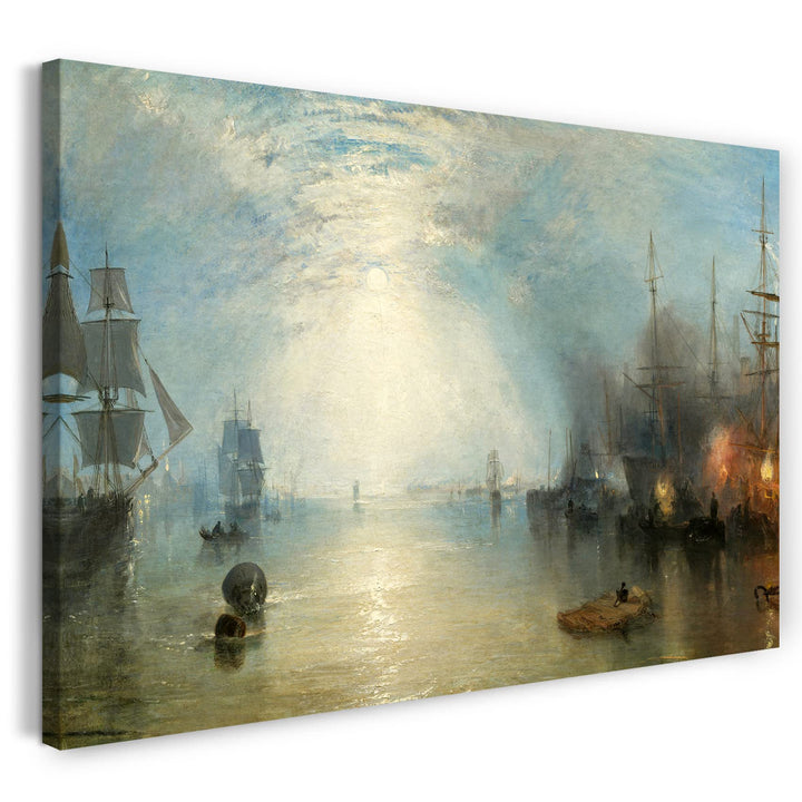 Leinwand (80x60cm): William Turner - Keelmen Heaving in Coals by Moonlight 80x60 cm, 80x60 cm
