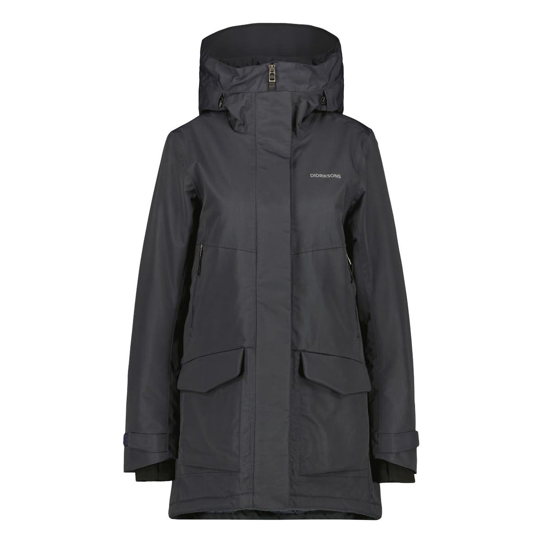 Didriksons Frida Damen Parka 7 46 Dark Night Blue, 46 Dark Night Blue
